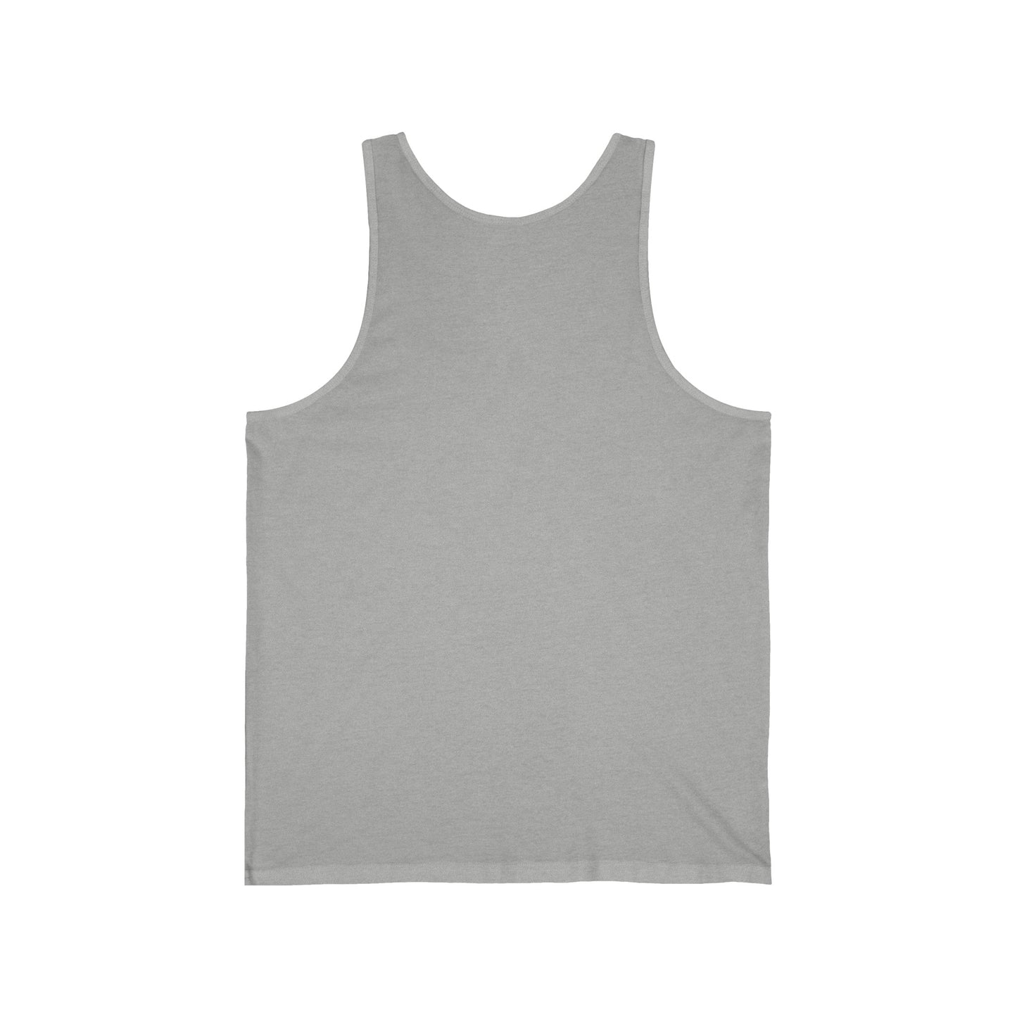 King of the Beach Tank Top Black in Athletic Grey