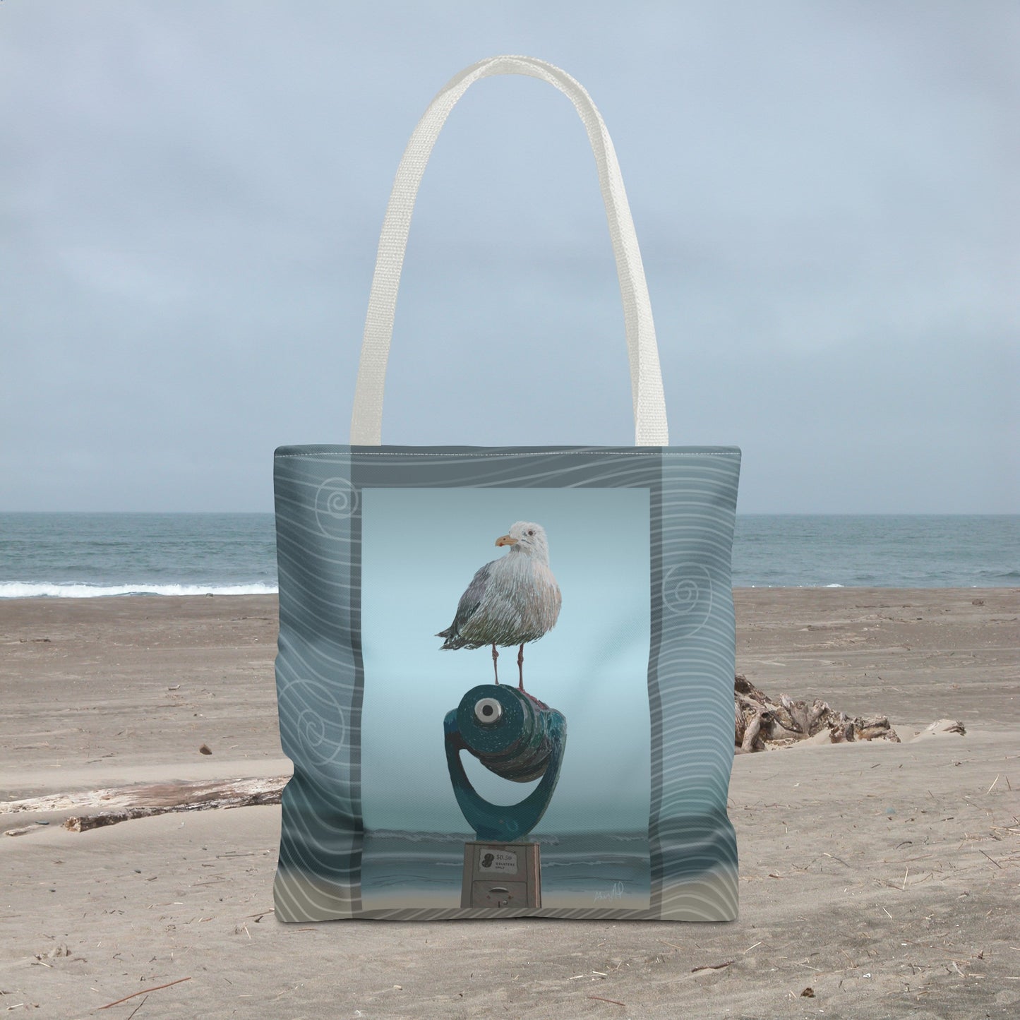 King of the Beach Tote Bag, 3 Size Options, Beach Trip Tote Bag, Carry to the Sea Bag , Nautical Ocean Bag, Seaside Seagull Tote, Large Beach Tote