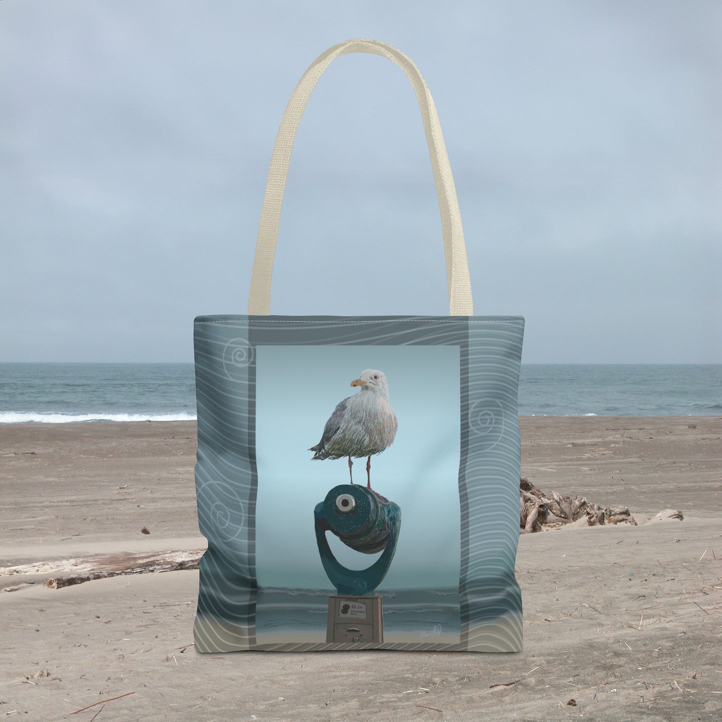 King of the Beach Tote Bag, 3 Size Options, Beach Trip Tote Bag, Carry to the Sea Bag , Nautical Ocean Bag, Seaside Seagull Tote, Large Beach Tote