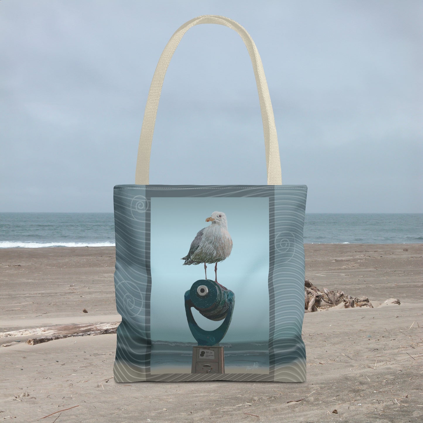 King of the Beach Tote Bag, 3 Size Options, Beach Trip Tote Bag, Carry to the Sea Bag , Nautical Ocean Bag, Seaside Seagull Tote, Large Beach Tote