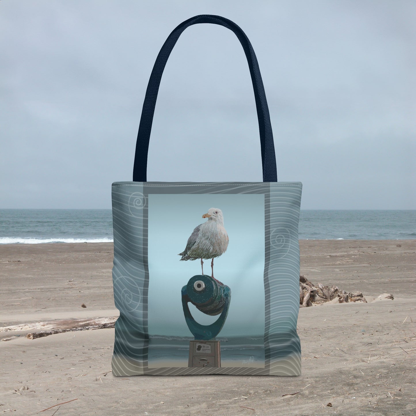 King of the Beach Tote Bag, 3 Size Options, Beach Trip Tote Bag, Carry to the Sea Bag , Nautical Ocean Bag, Seaside Seagull Tote, Large Beach Tote