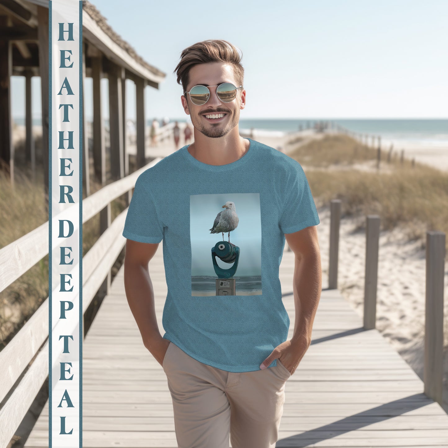 King of the Beach in Heather Deep Teal