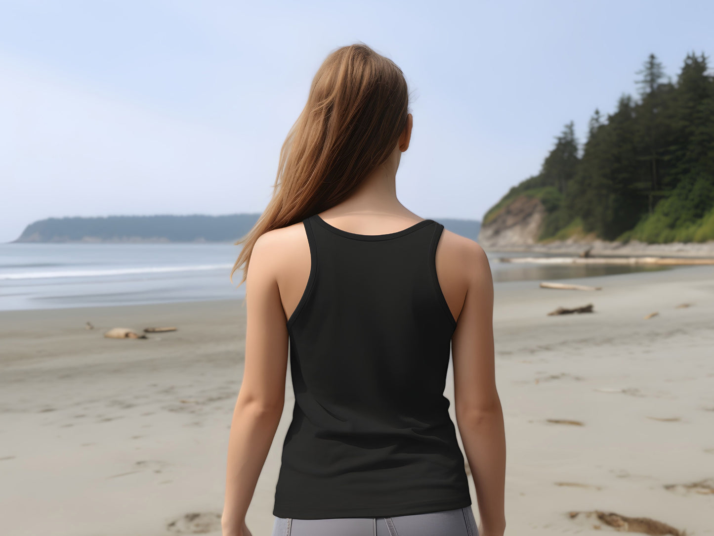 King of the Beach Tank Top Back in Black