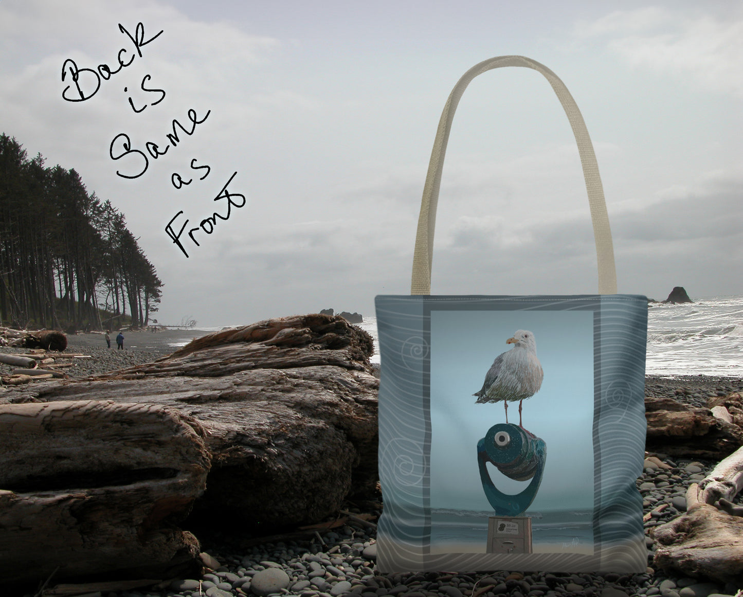 King of the Beach Tote Bag, 3 Size Options, Beach Trip Tote Bag, Carry to the Sea Bag , Nautical Ocean Bag, Seaside Seagull Tote, Large Beach Tote