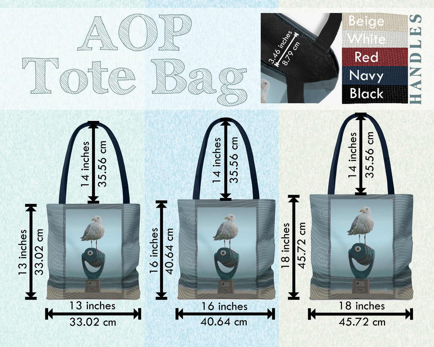 King of the Beach Tote Bag, 3 Size Options, Beach Trip Tote Bag, Carry to the Sea Bag , Nautical Ocean Bag, Seaside Seagull Tote, Large Beach Tote